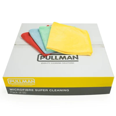 Pullman Premium Microfibre Cloths 50 pack 40cm x 40cm