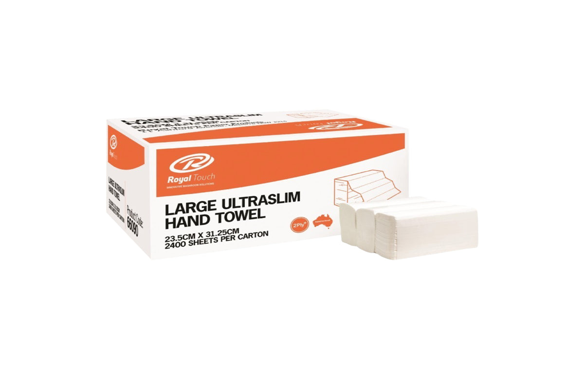 Royal Touch Large Ultraslim Interleaved Hand Towel.