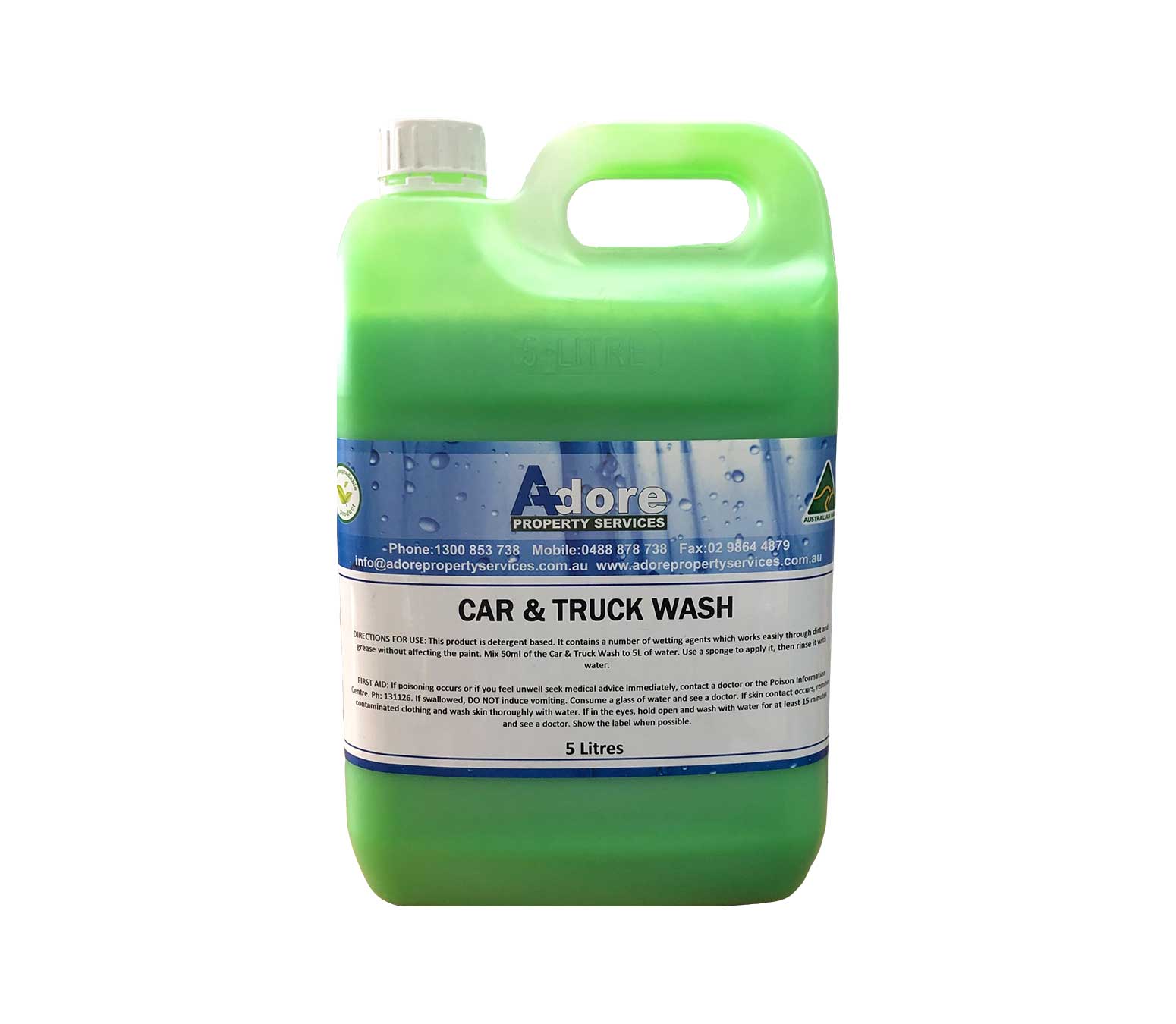 CAR & TRUCK WASH - Concentrated vehicle detergent.