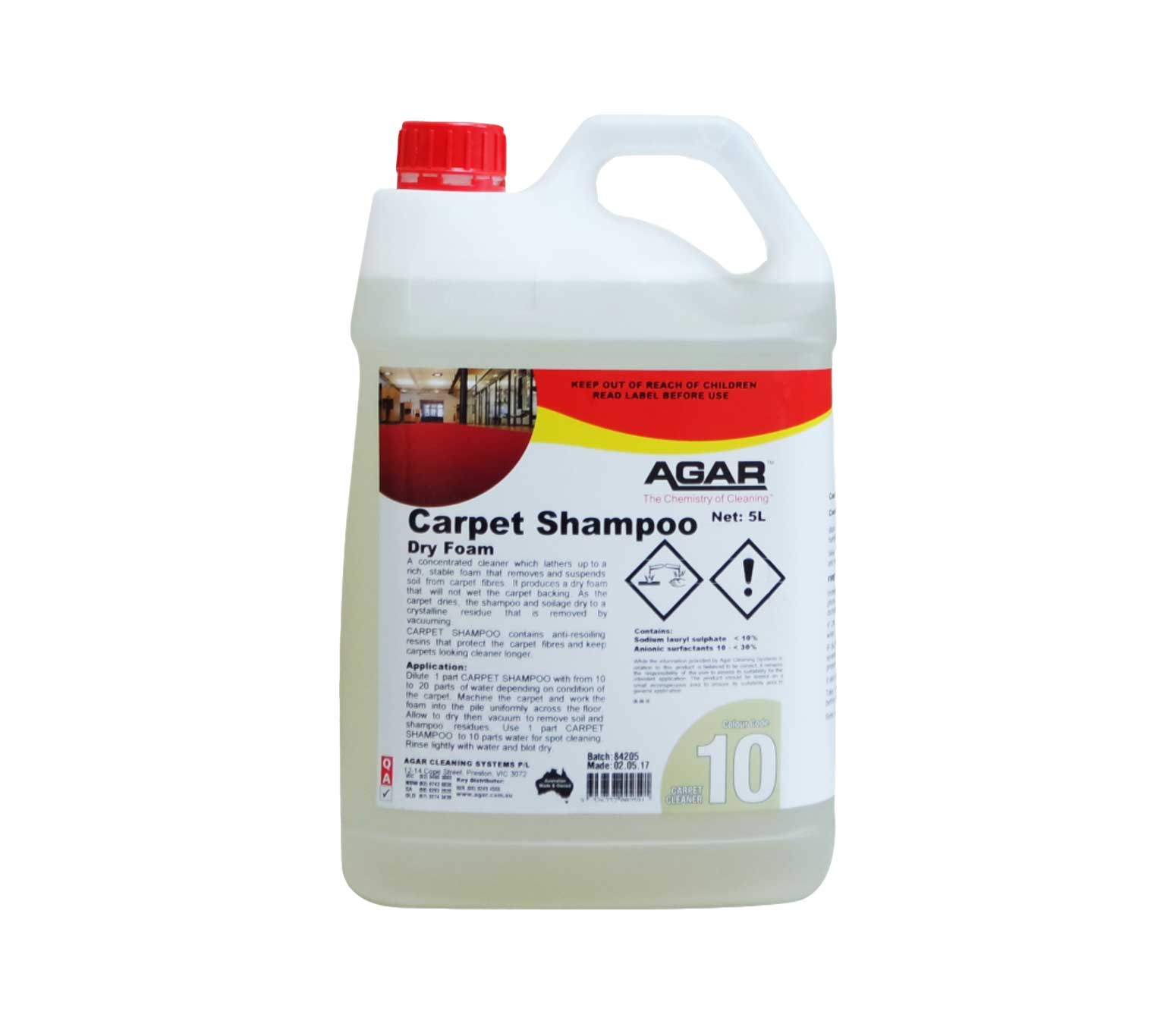 Carpet Shampoo - Dry Foam.
