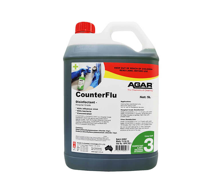 CounterFlu - Disinfectant Hospital Grade.