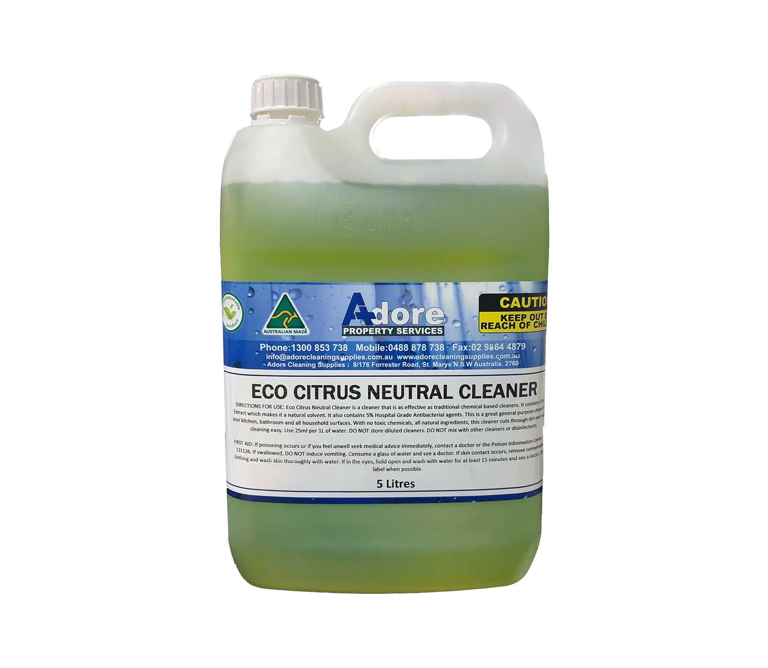 Eco Citrus Neutral Cleaner 
