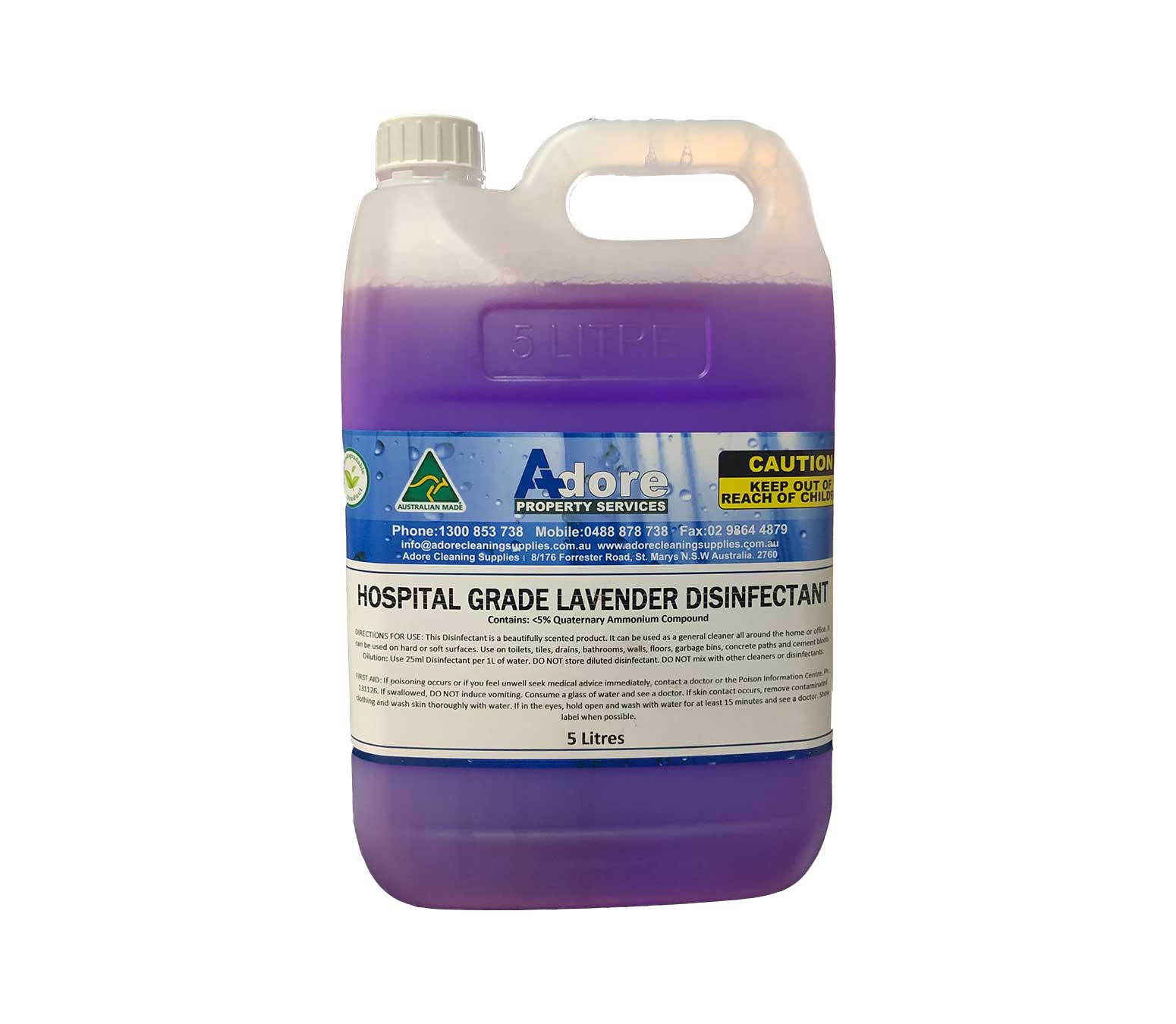 Hospital Grade Disinfectant - Lavender.