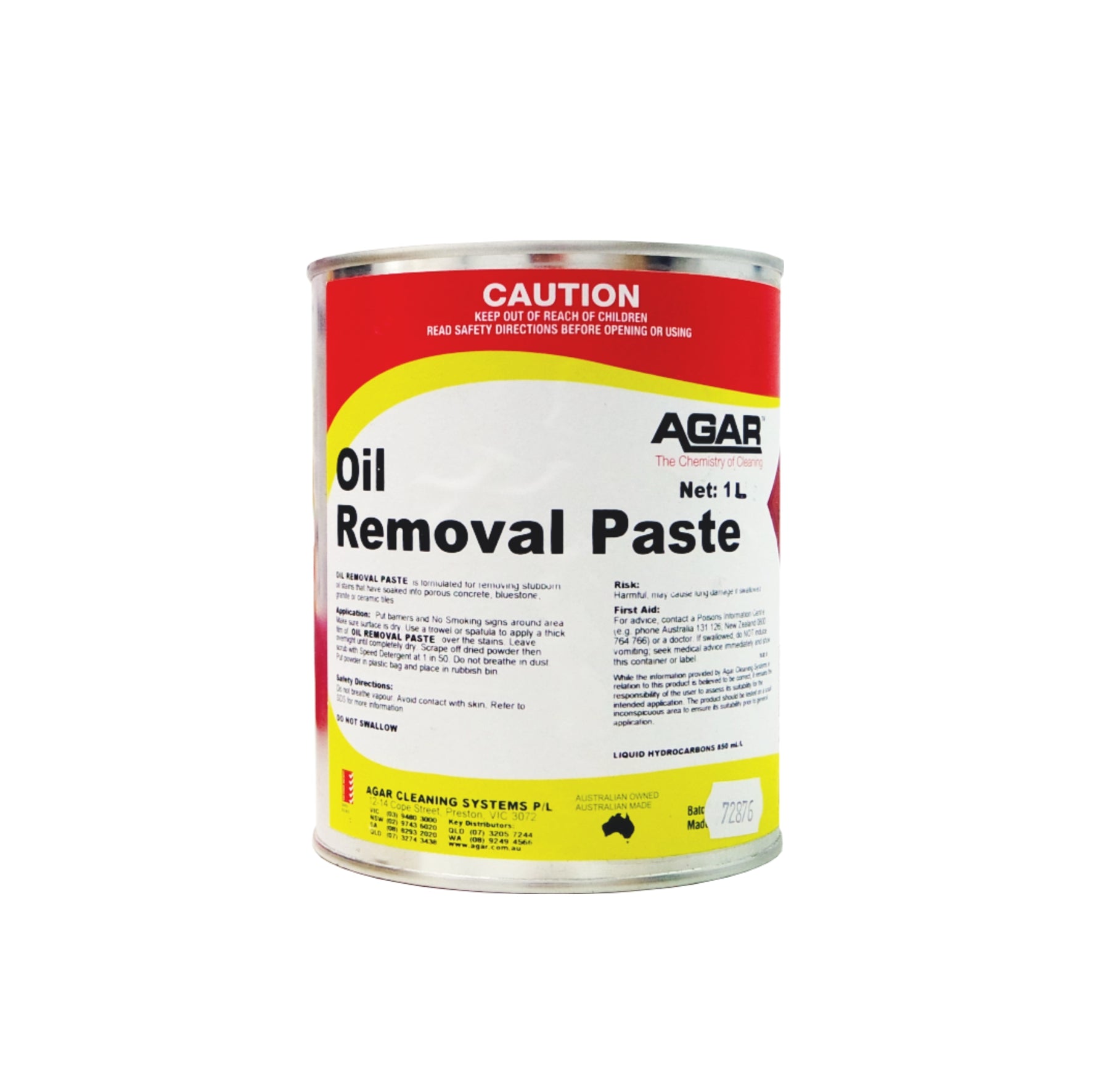 Oil Stain Removal.
