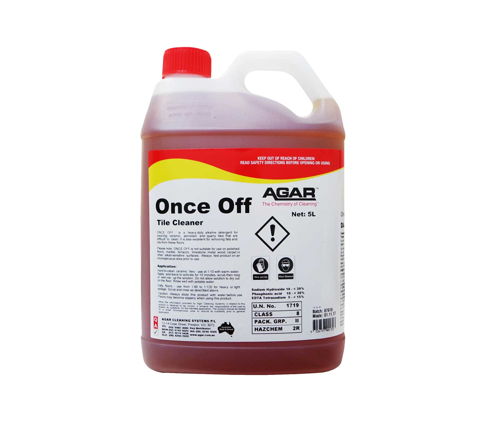 Once OFF - Ultimate Tile Cleaner.