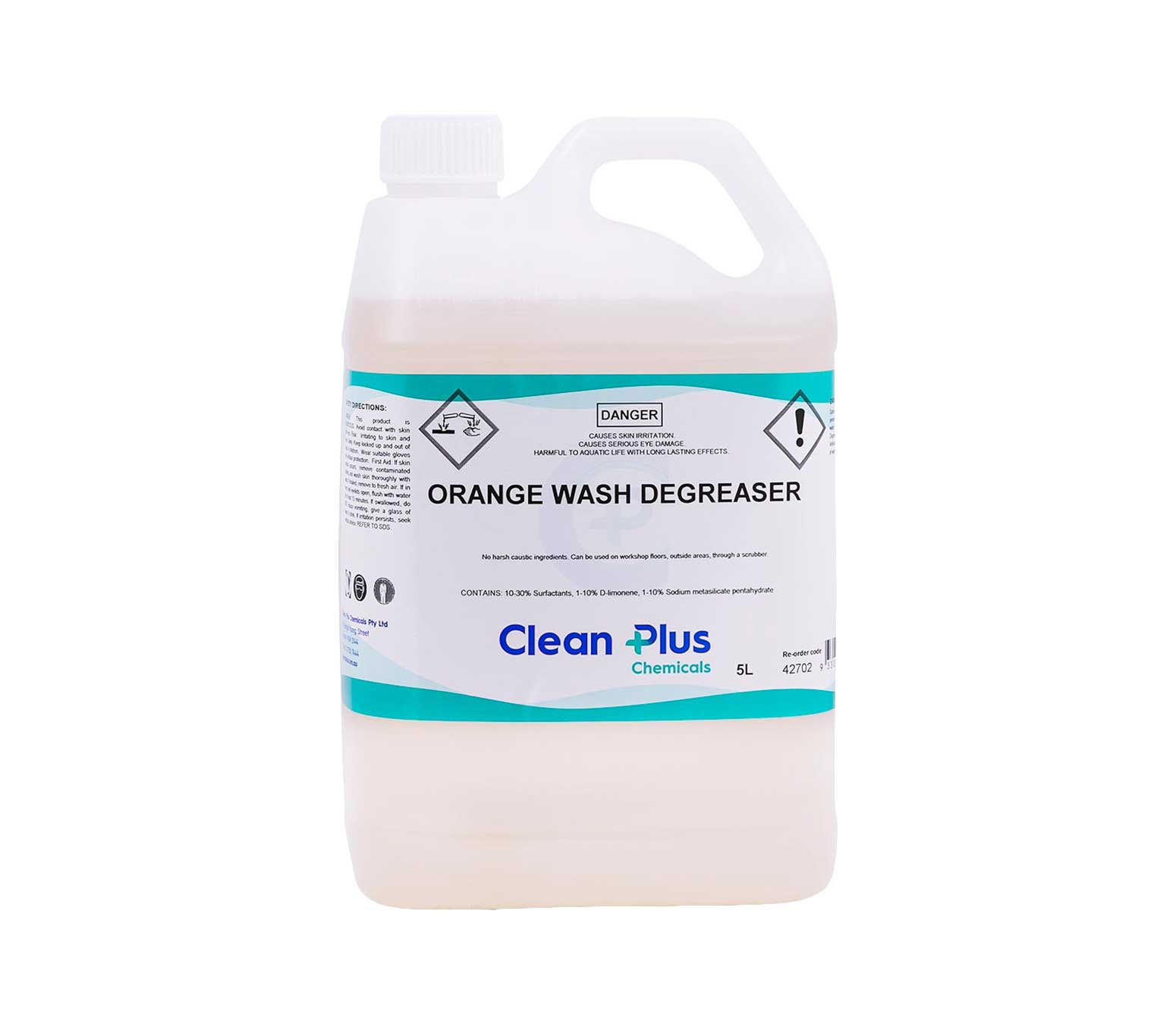 Orange Wash Degreaser - No Harsh Caustic Ingredients.