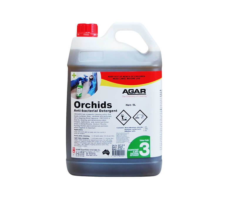 Orchids Anti-Bacterial Detergent.