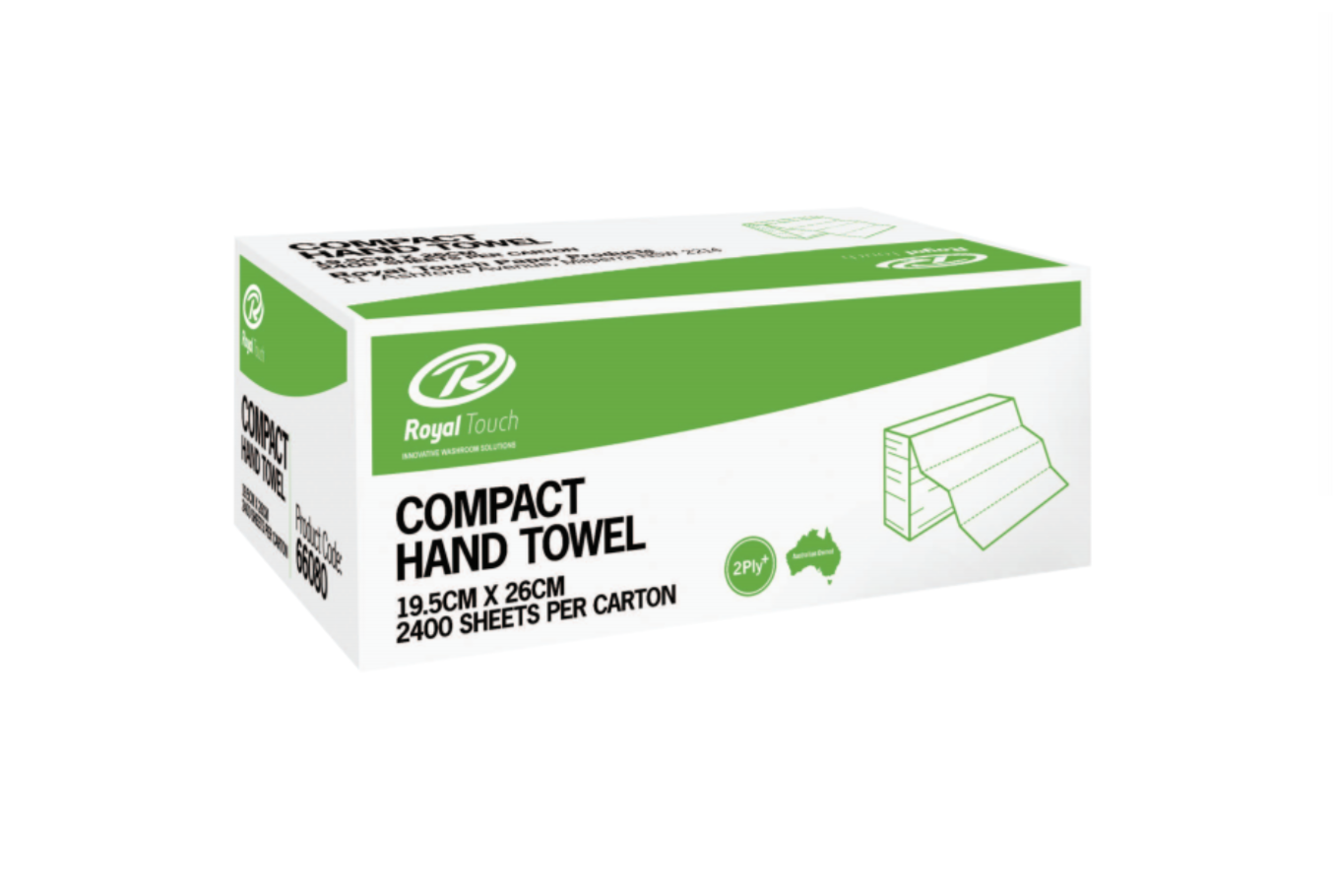 Compact Hand Towel 19.5cm x 26cm.