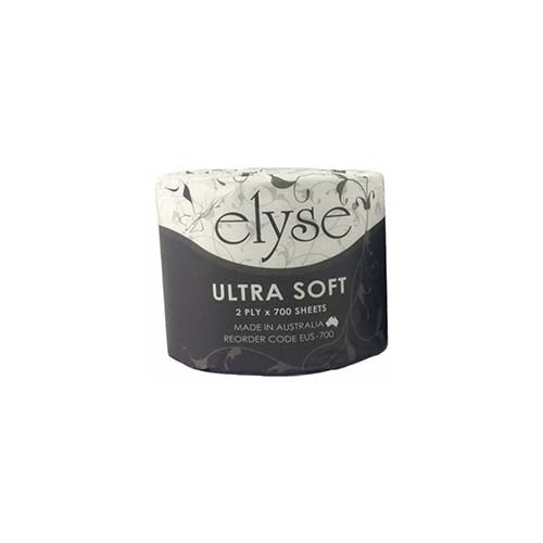 Elyse Ultra Soft Toilet Paper - 2Ply 48 Roll x 700s.