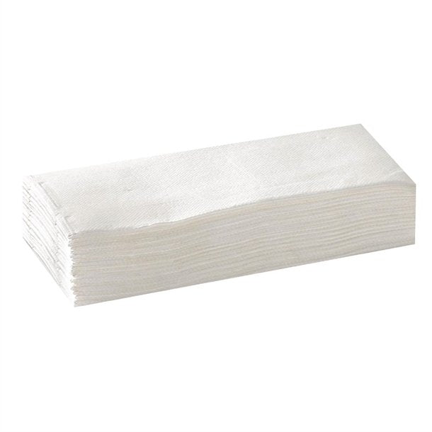 Quilted Premium White Paper Dinner Napkins, 1000s