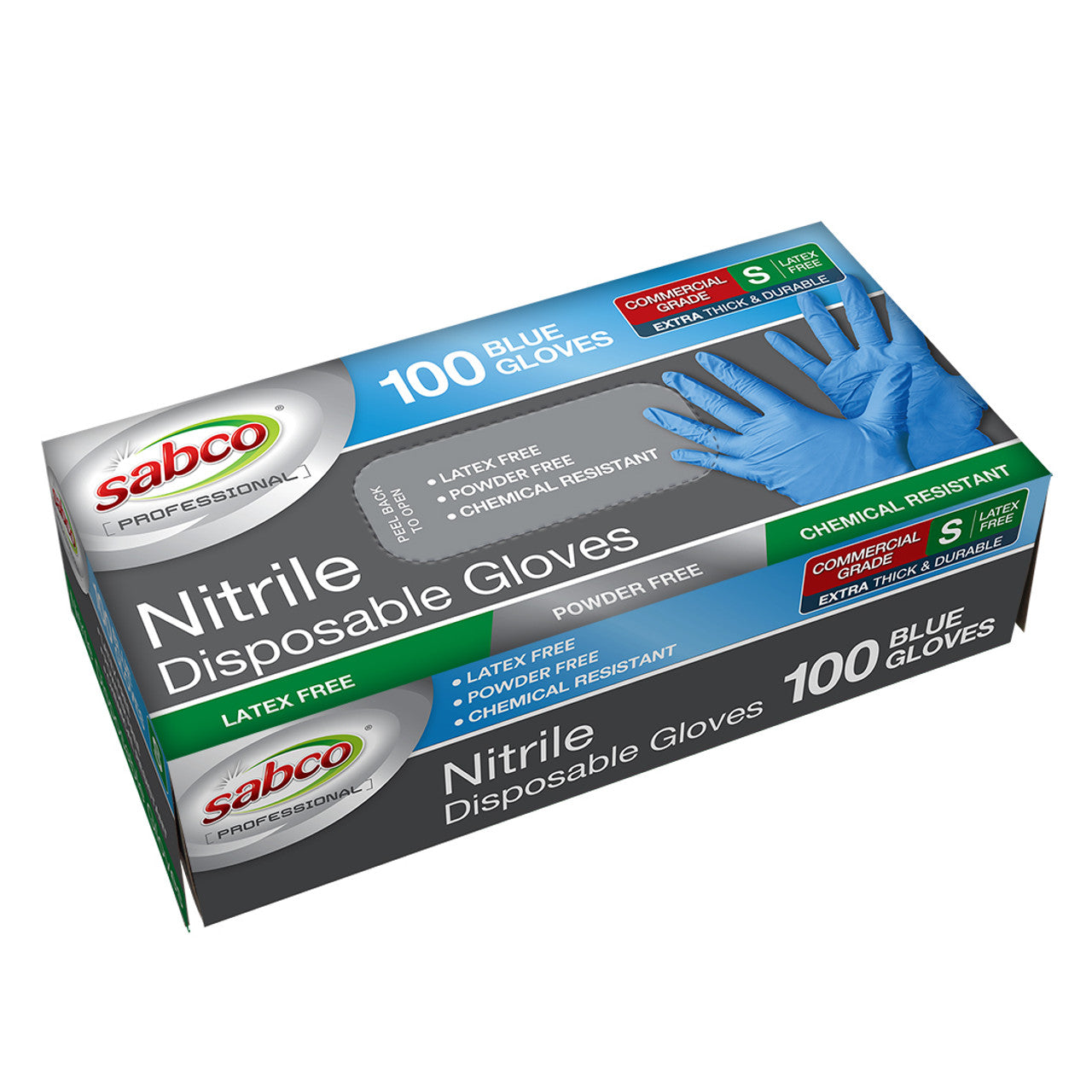 Sabco Black Nitrile Gloves