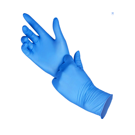 Disposable Long Cuff Nitrile Powder Free Glove, Blue