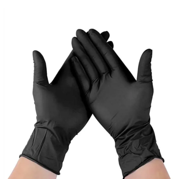 Disposable Nitrile Powder Free Glove, Black