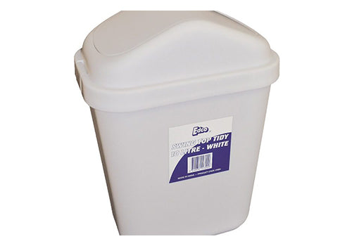 Edco Swing Top Tidy Bins. - 10L