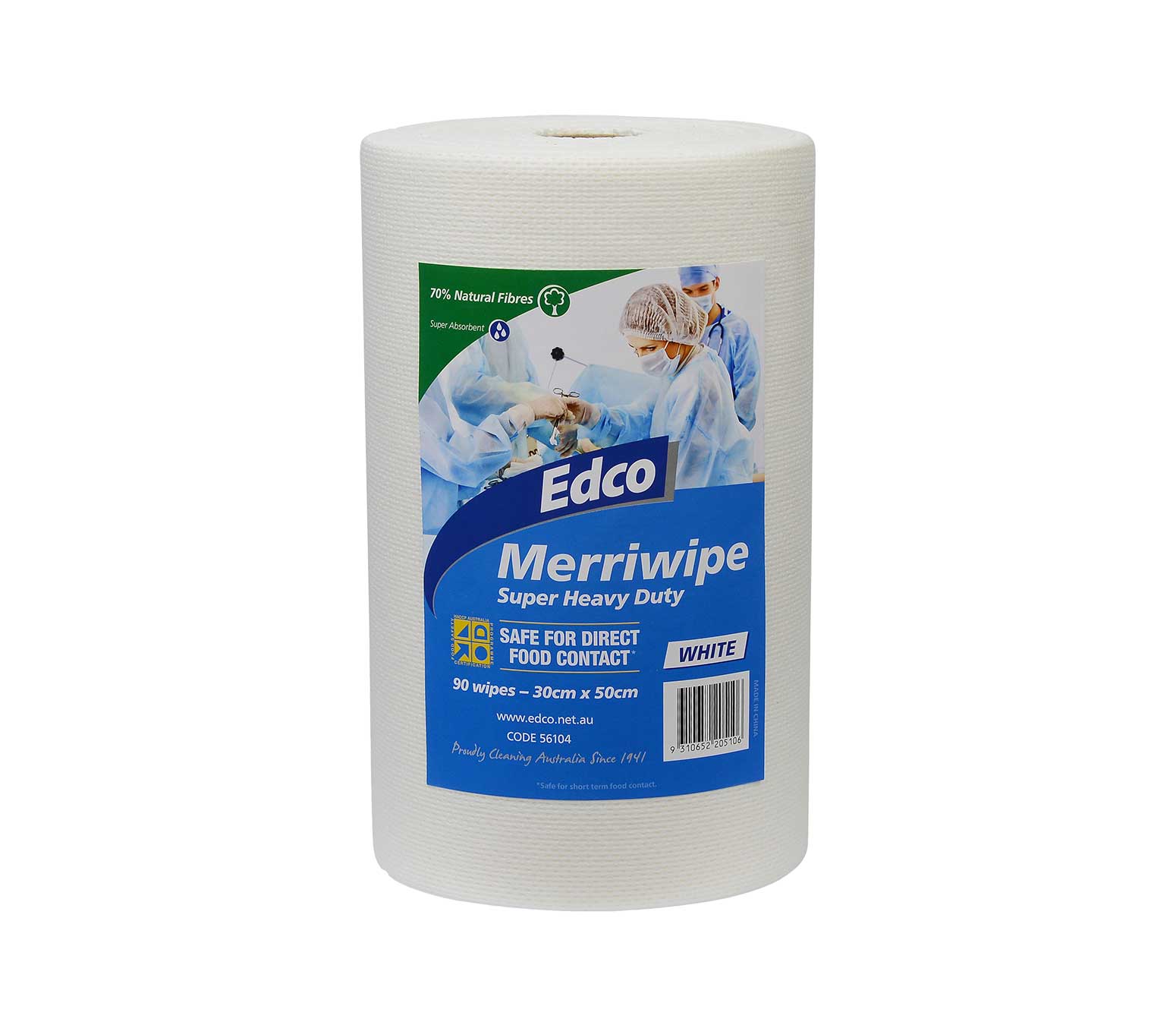 Edco Merriwipe Super Heavy Duty Wipes Rolls.