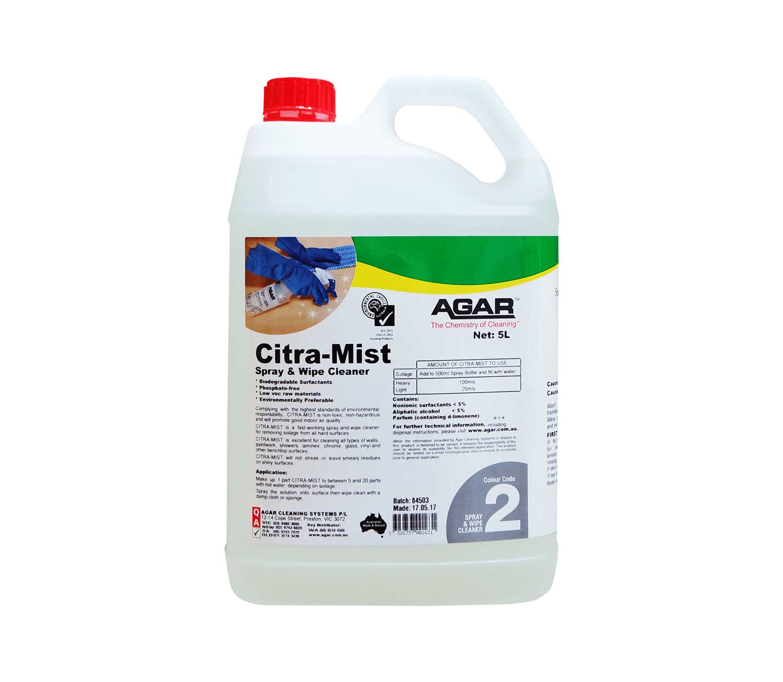 Citra Mist - Spray & Wipe Cleaner.