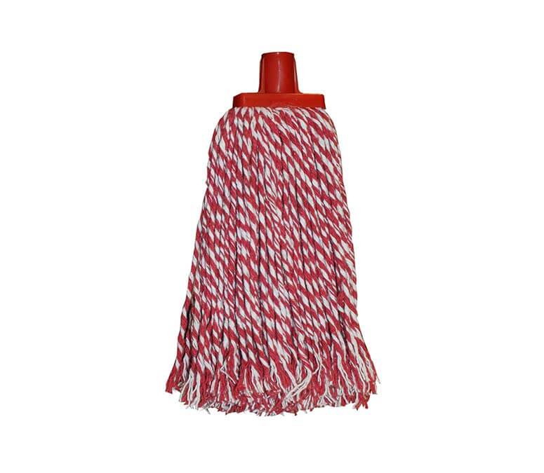Red Rag Mops Mop Head - Cotton. - red