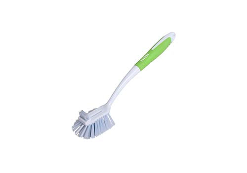 Flow Through Radial Dish Brush With Antibacterial Action