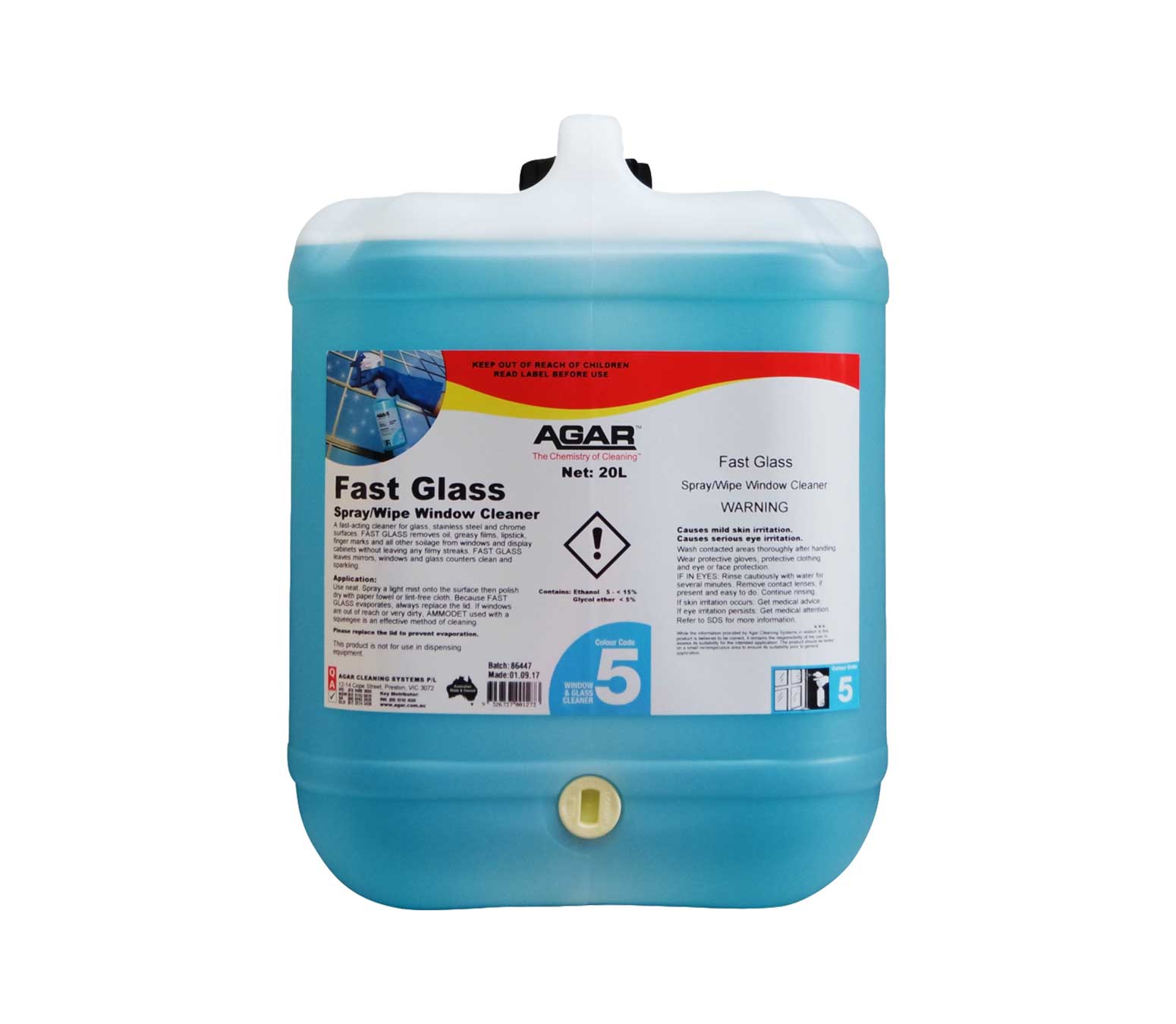 Fast Glass - Spray & Wipe Window Cleaner.