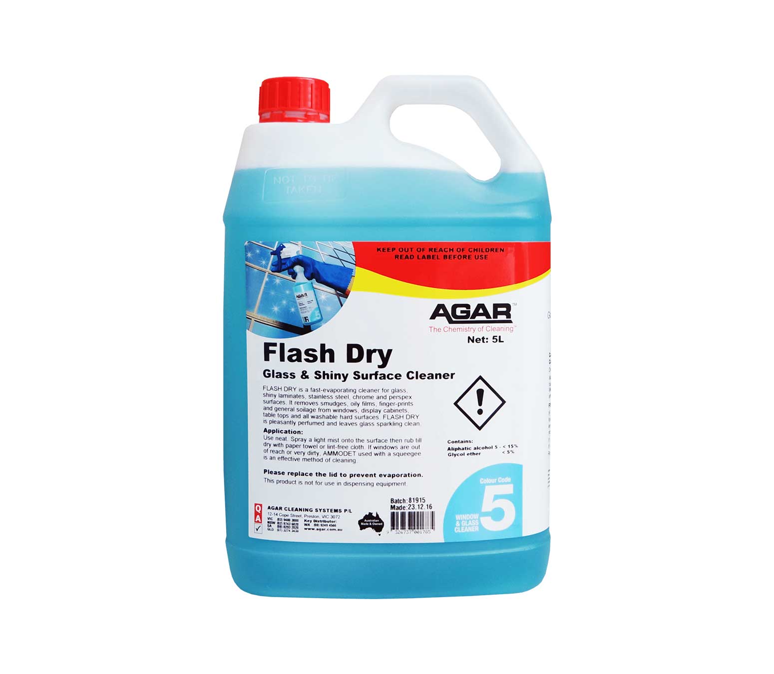 Flash Dry - Glass & Shiny Surface Cleaner.