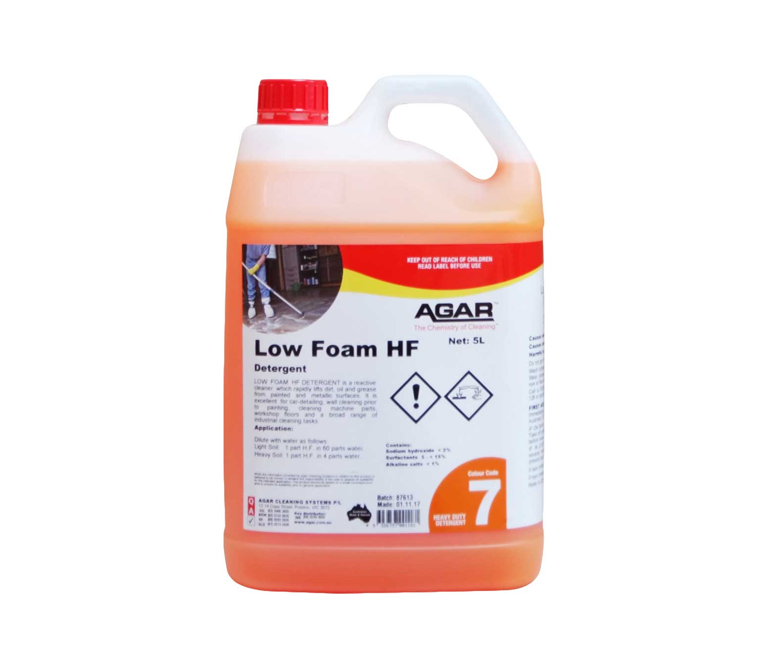 Low Foam HF - Detergent.