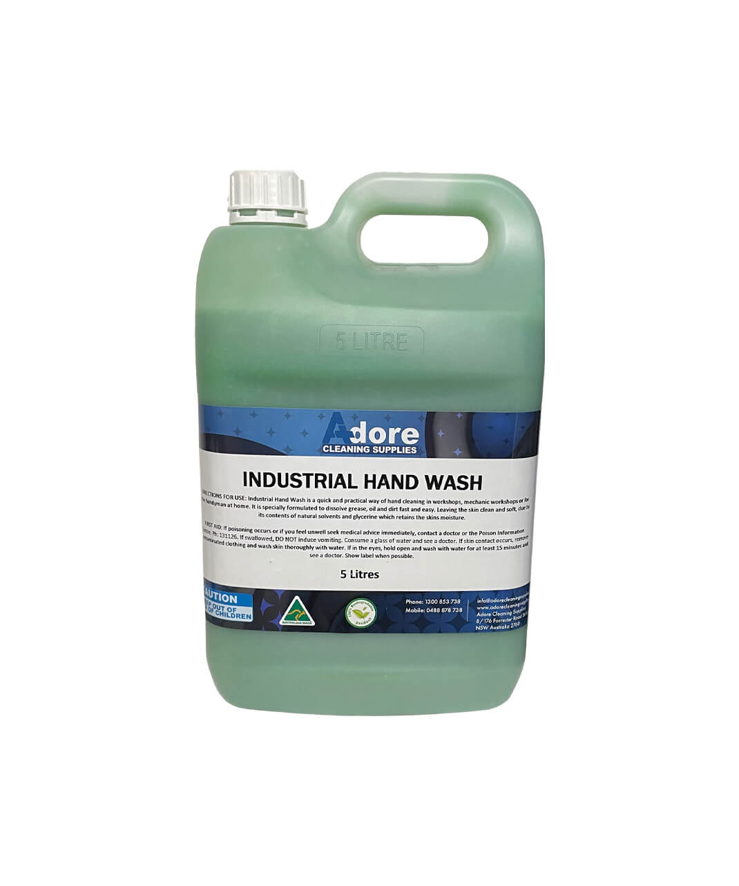 Industrial Hand Wash Specially Formulated To Dissolve Grease.