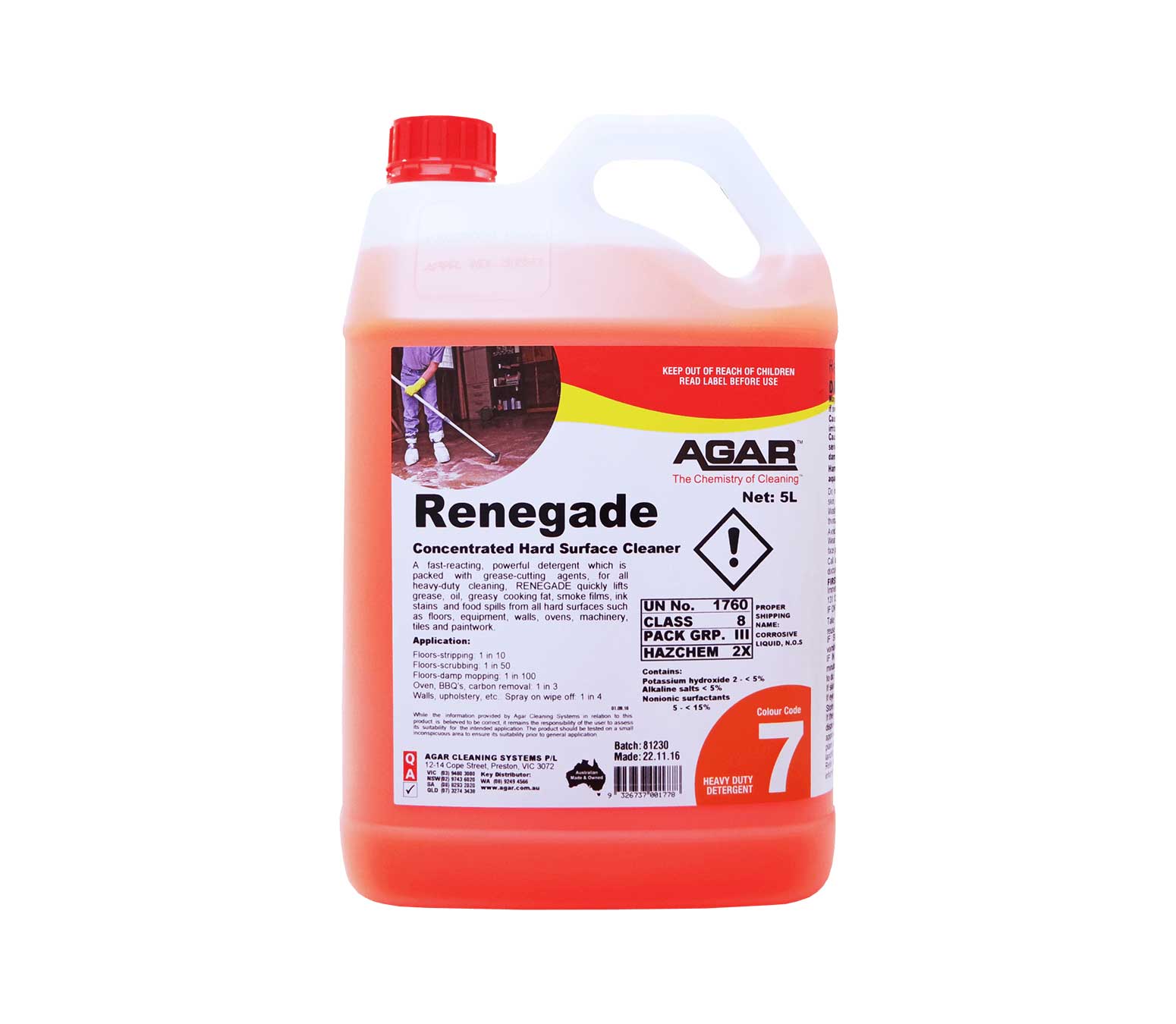 Renegade - Concentrated Hard Surfece Cleaner.