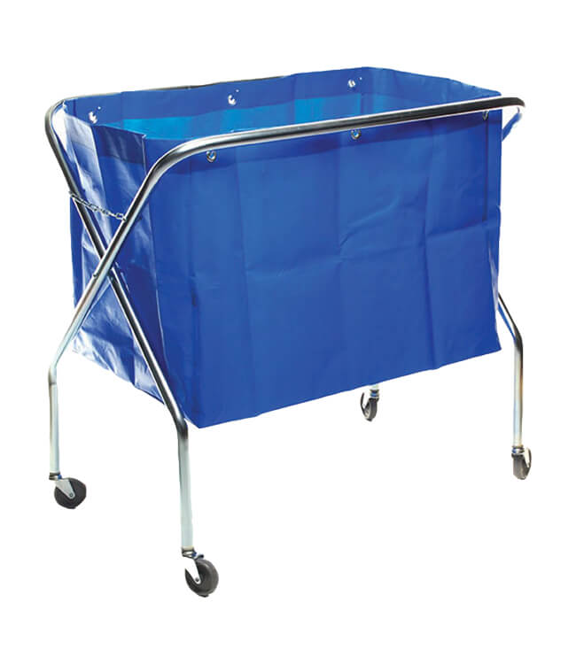 Scissor Waste Trolley Complete