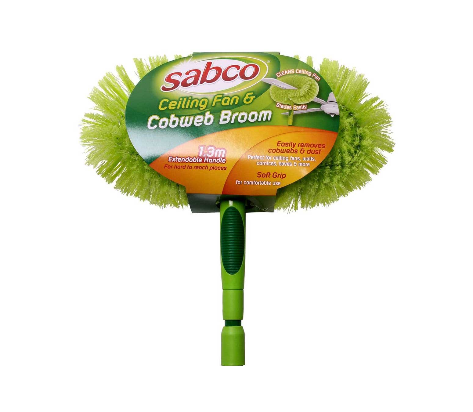 Premium Cobweb & Ceiling Fan Broom - Sabco.