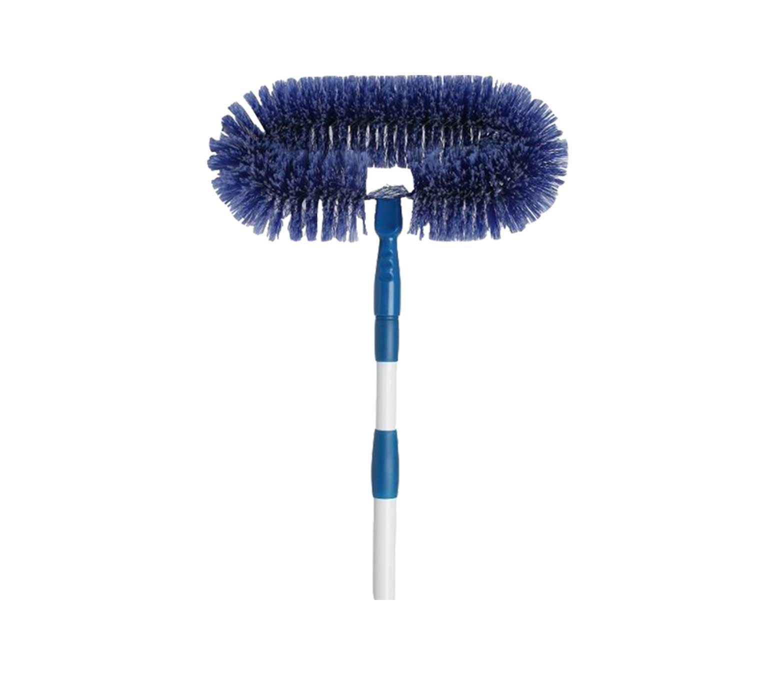 Edco Deluxe Fan Brush With Extension Handle.